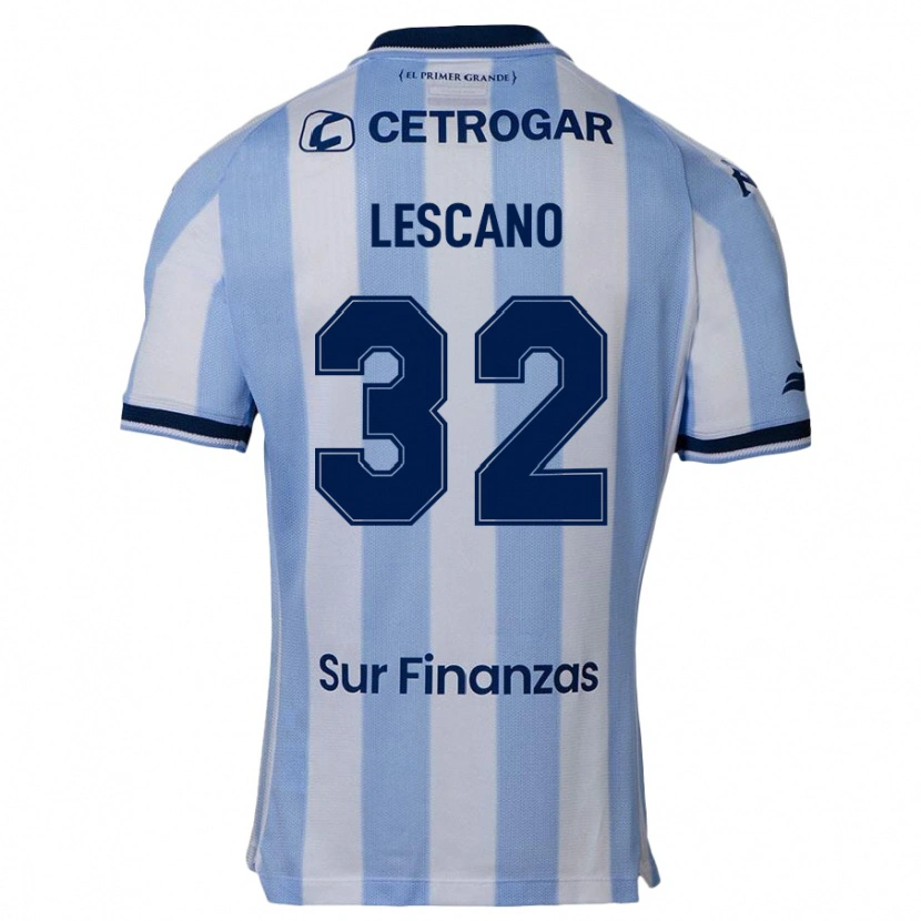 Danxen Kinderen Macarena Lescano #32 Hemelsblauw Thuisshirt Thuistenue 2025/26 T-Shirt