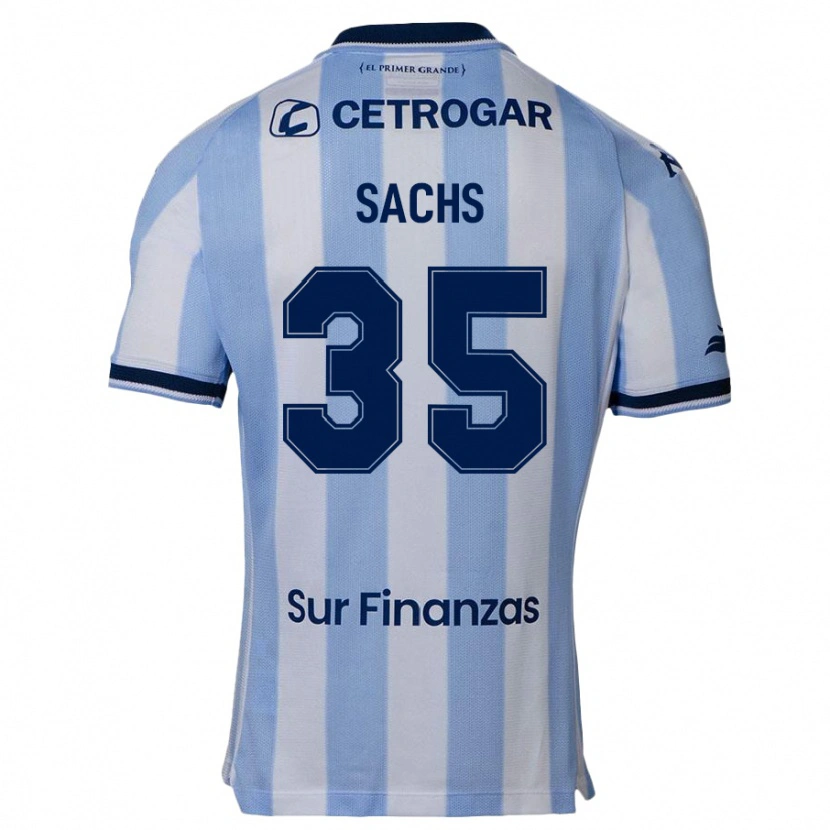 Danxen Kinderen Adriana Sachs #35 Hemelsblauw Thuisshirt Thuistenue 2025/26 T-Shirt