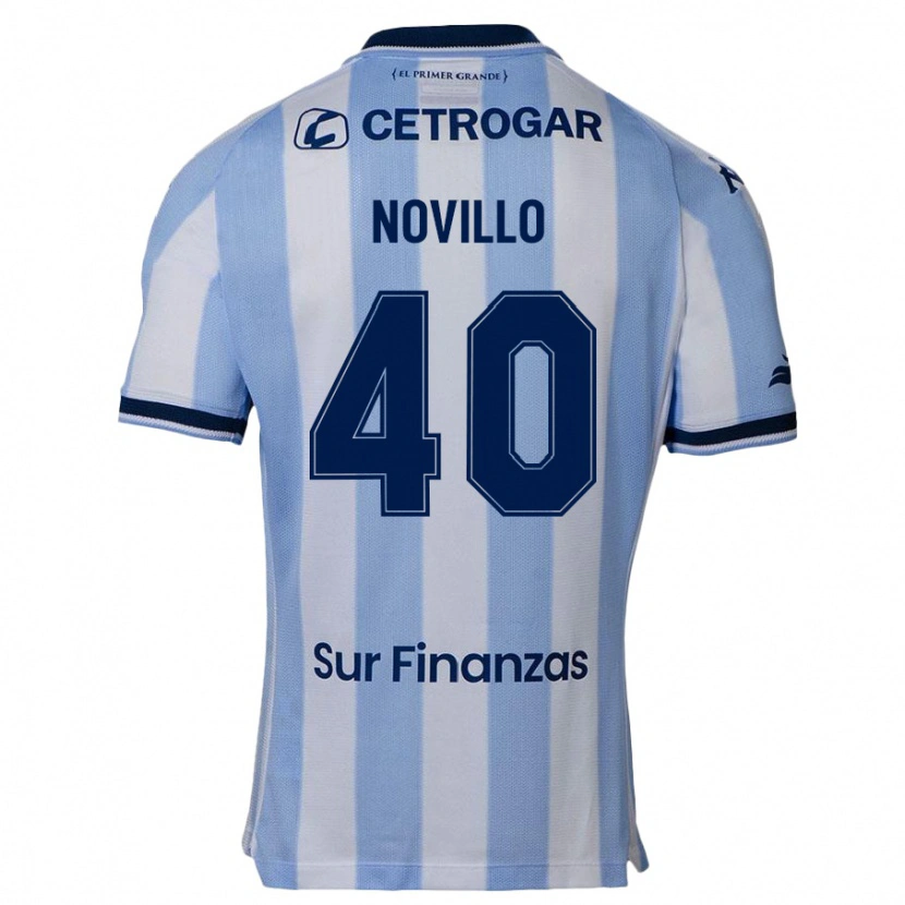 Danxen Kinderen Joaquin Novillo #40 Hemelsblauw Thuisshirt Thuistenue 2025/26 T-Shirt