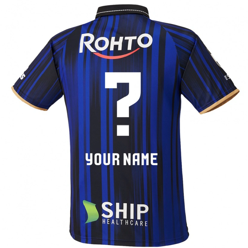 Danxen Kinderen Uw Naam #0 Blauw Wit Zwart Thuisshirt Thuistenue 2025/26 T-Shirt