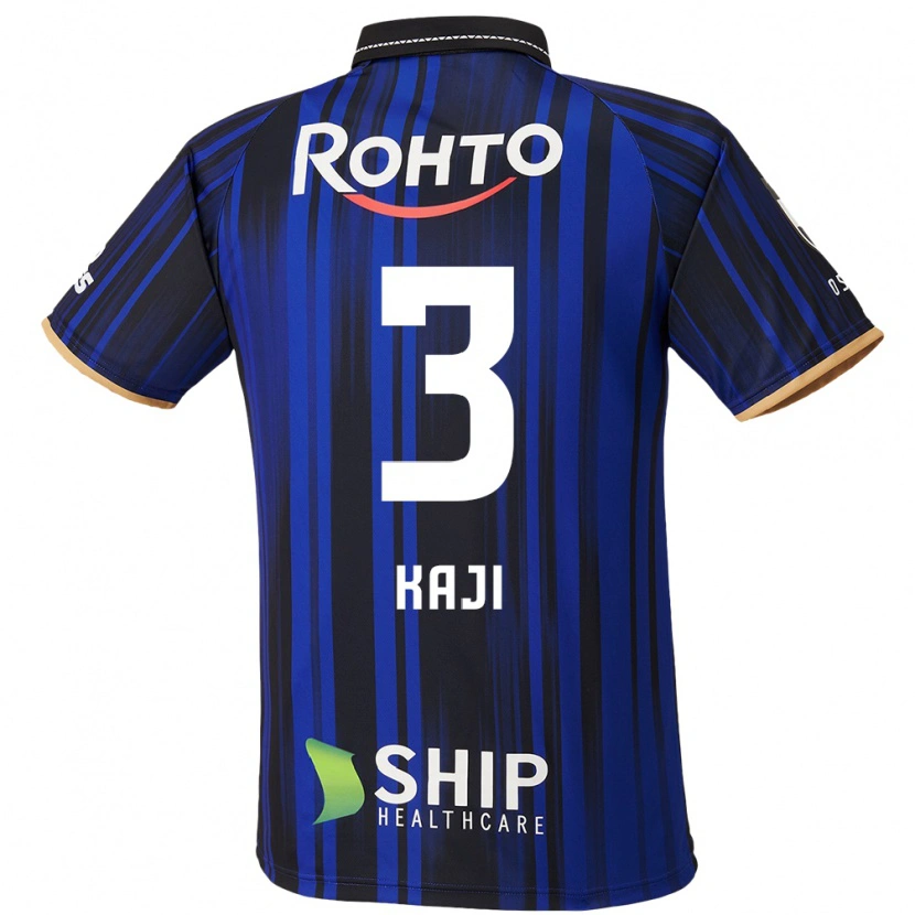 Danxen Kinderen Rihito Kaji #3 Blauw Wit Zwart Thuisshirt Thuistenue 2025/26 T-Shirt