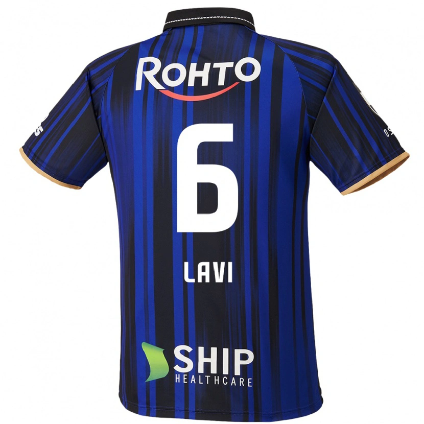 Danxen Kinderen Neta Lavi #6 Blauw Wit Zwart Thuisshirt Thuistenue 2025/26 T-Shirt