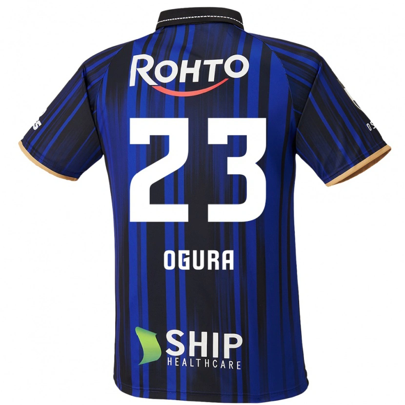 Danxen Kinderen Shimpei Ogura #23 Blauw Wit Zwart Thuisshirt Thuistenue 2025/26 T-Shirt