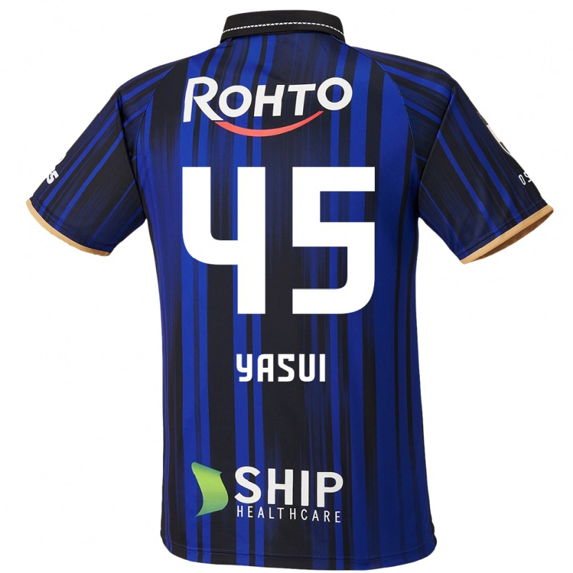 Danxen Kinderen Tsukasa Yasui #45 Blauw Wit Zwart Thuisshirt Thuistenue 2025/26 T-Shirt