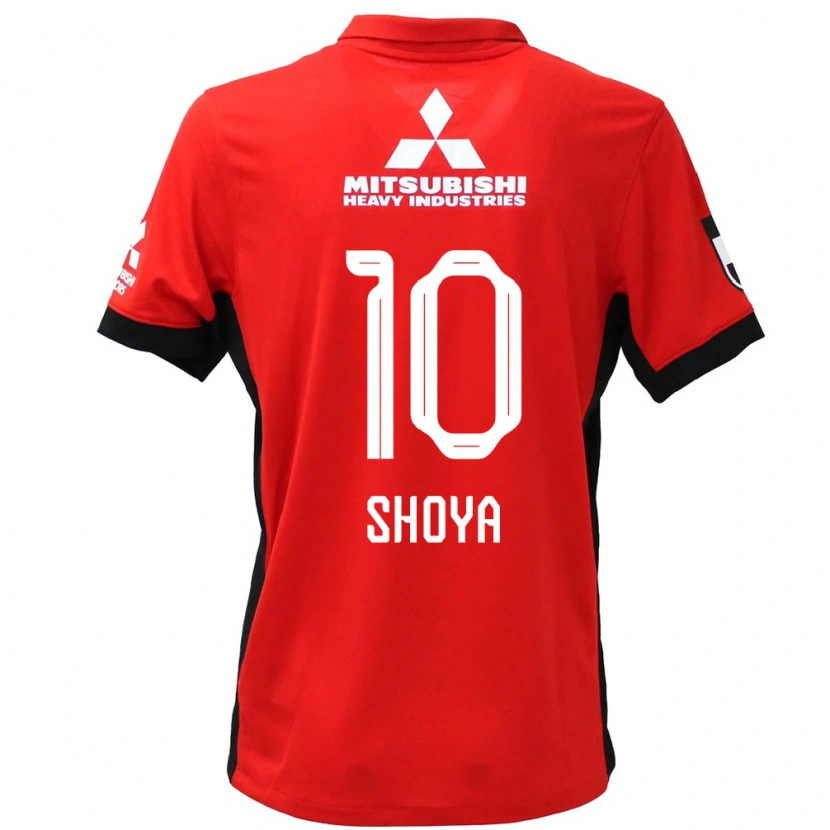 Danxen Kinderen Shoya Nakajima #10 Rood Wit Thuisshirt Thuistenue 2025/26 T-Shirt