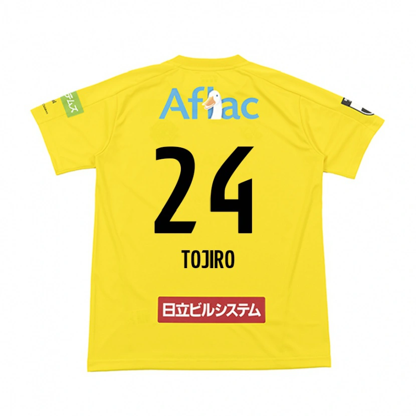 Danxen Kinderen Tojiro Kubo #24 Zwart Geel Thuisshirt Thuistenue 2025/26 T-Shirt