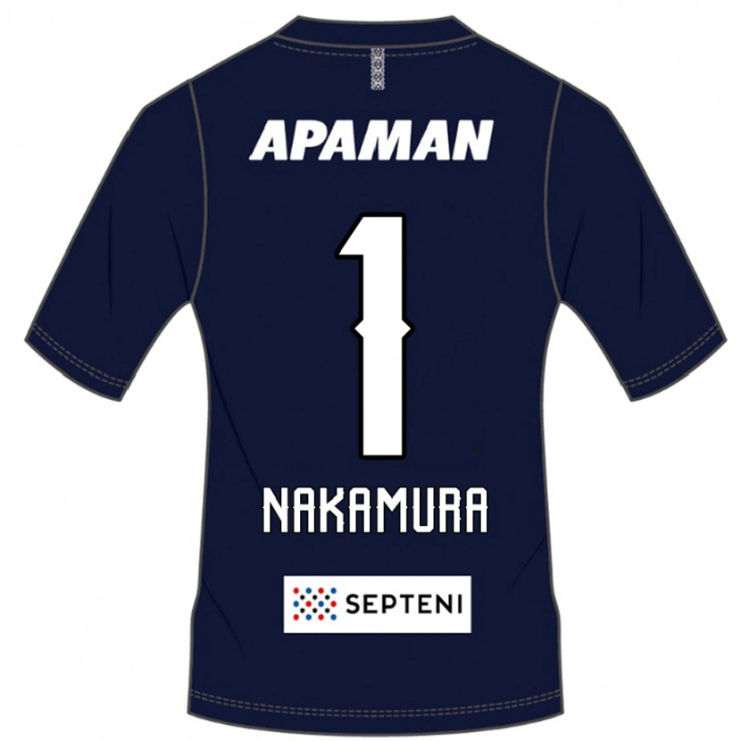Danxen Kinderen Seigo Nakamura #1 Koningsblauw Wit Thuisshirt Thuistenue 2025/26 T-Shirt