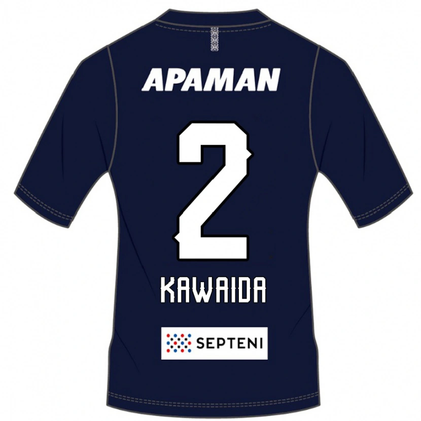 Danxen Kinderen Ryoya Kawaida #2 Koningsblauw Wit Thuisshirt Thuistenue 2025/26 T-Shirt