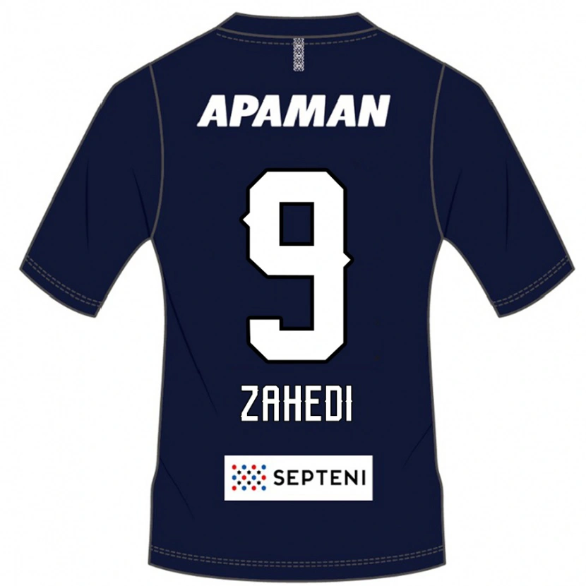 Danxen Kinderen Shahab Zahedi #9 Koningsblauw Wit Thuisshirt Thuistenue 2025/26 T-Shirt
