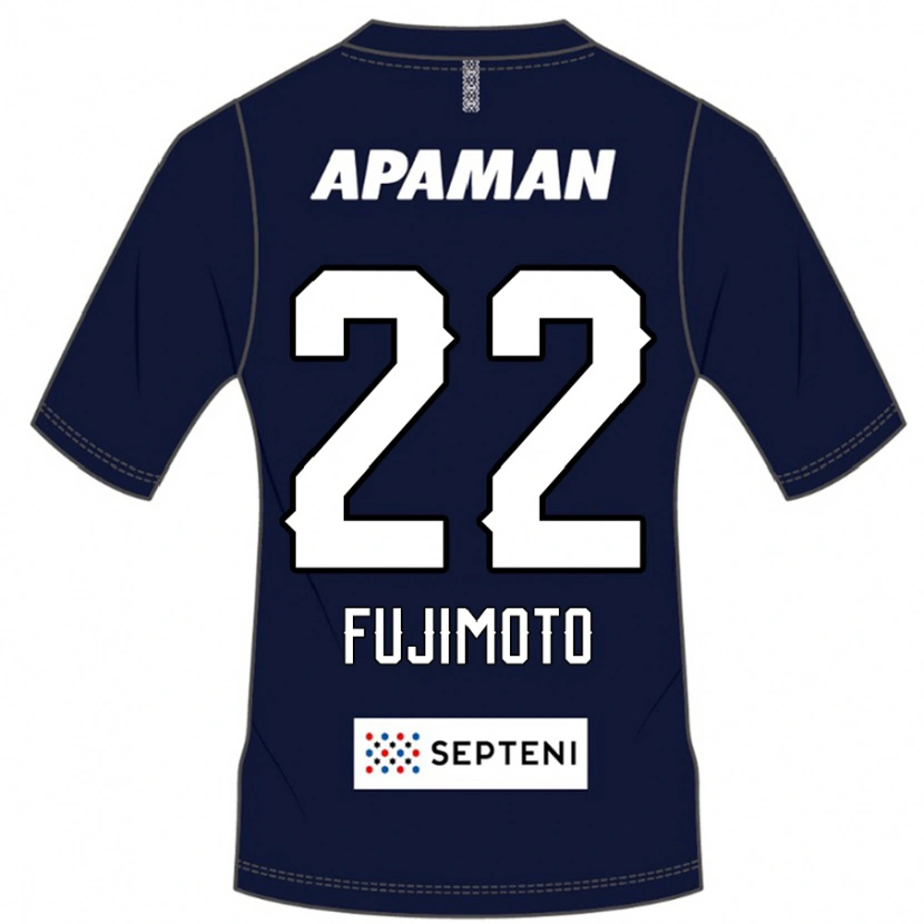 Danxen Kinderen Kazuki Fujimoto #22 Koningsblauw Wit Thuisshirt Thuistenue 2025/26 T-Shirt