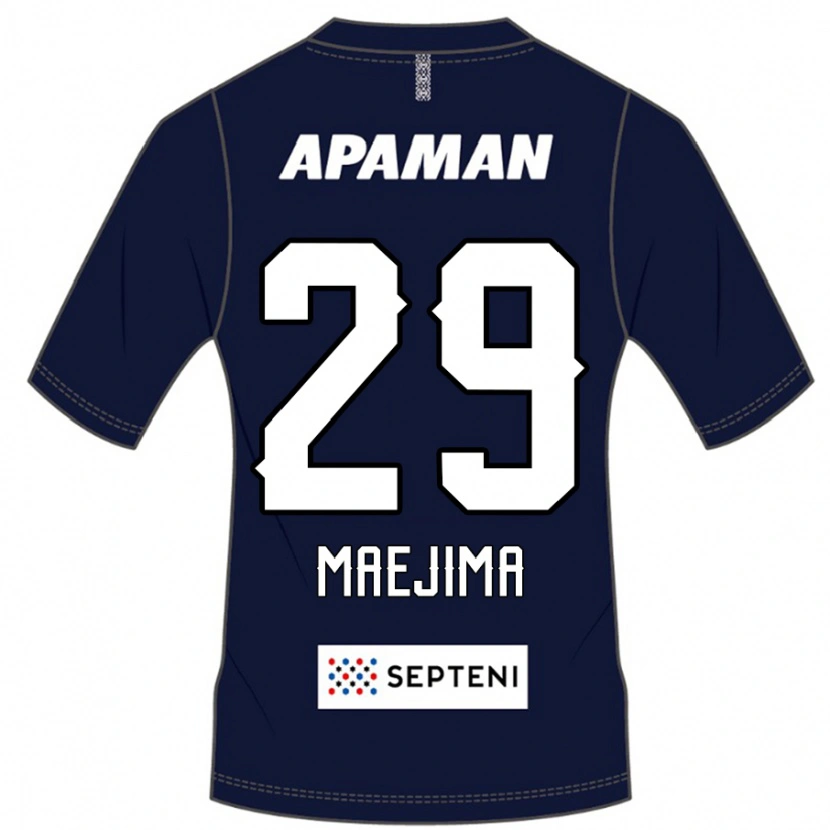 Danxen Kinderen Yota Maejima #29 Koningsblauw Wit Thuisshirt Thuistenue 2025/26 T-Shirt