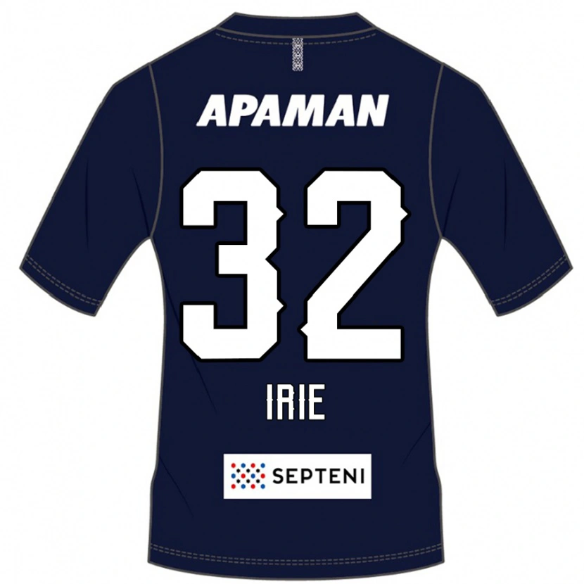 Danxen Kinderen Yujin Irie #32 Koningsblauw Wit Thuisshirt Thuistenue 2025/26 T-Shirt