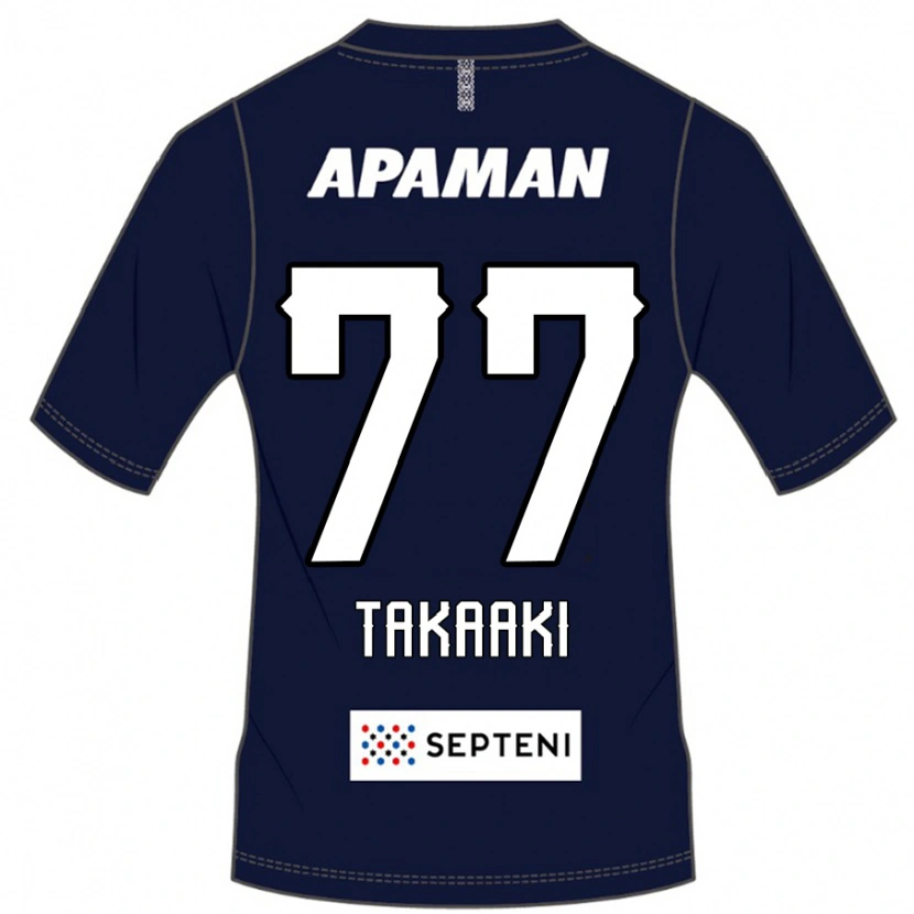 Danxen Kinderen Takaaki Shichi #77 Koningsblauw Wit Thuisshirt Thuistenue 2025/26 T-Shirt