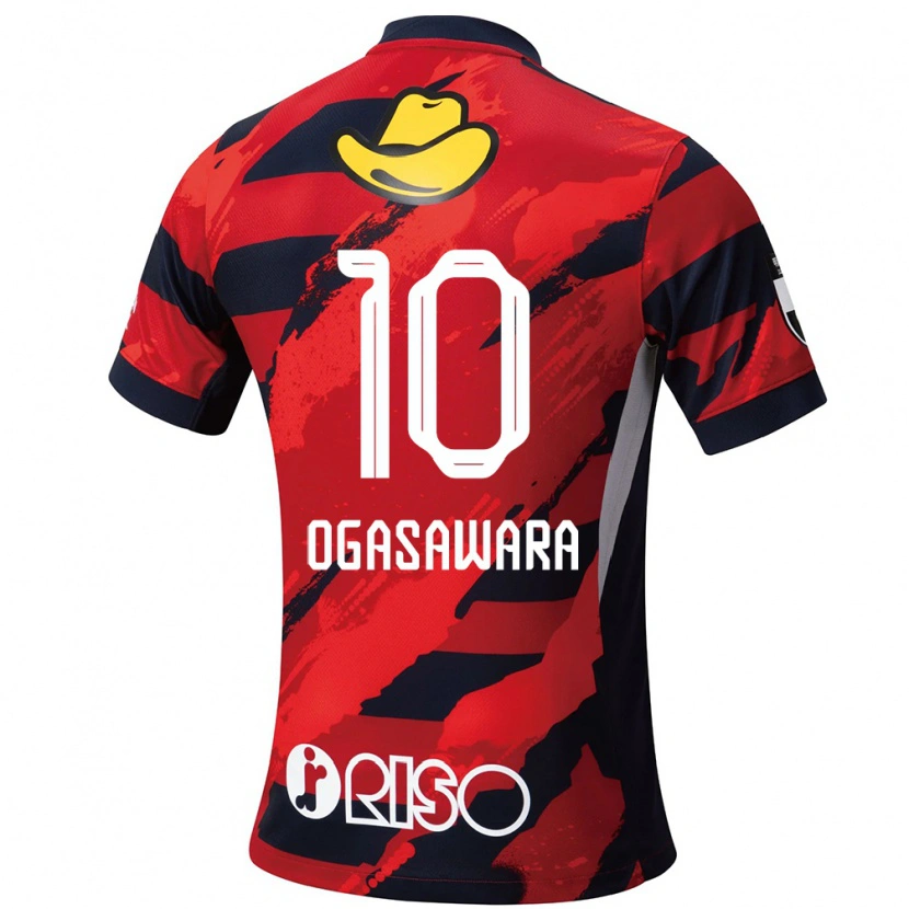 Danxen Kinderen Shoma Ogasawara #10 Rood Zwart Thuisshirt Thuistenue 2025/26 T-Shirt