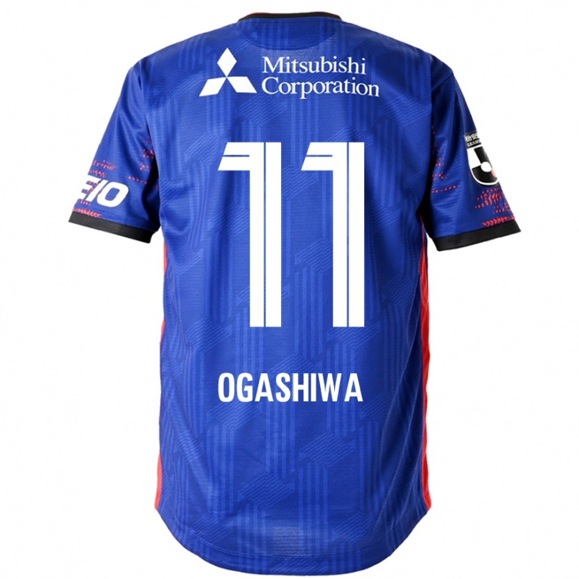 Danxen Kinderen Tsuyoshi Ogashiwa #11 Koningsblauw Wit Thuisshirt Thuistenue 2025/26 T-Shirt