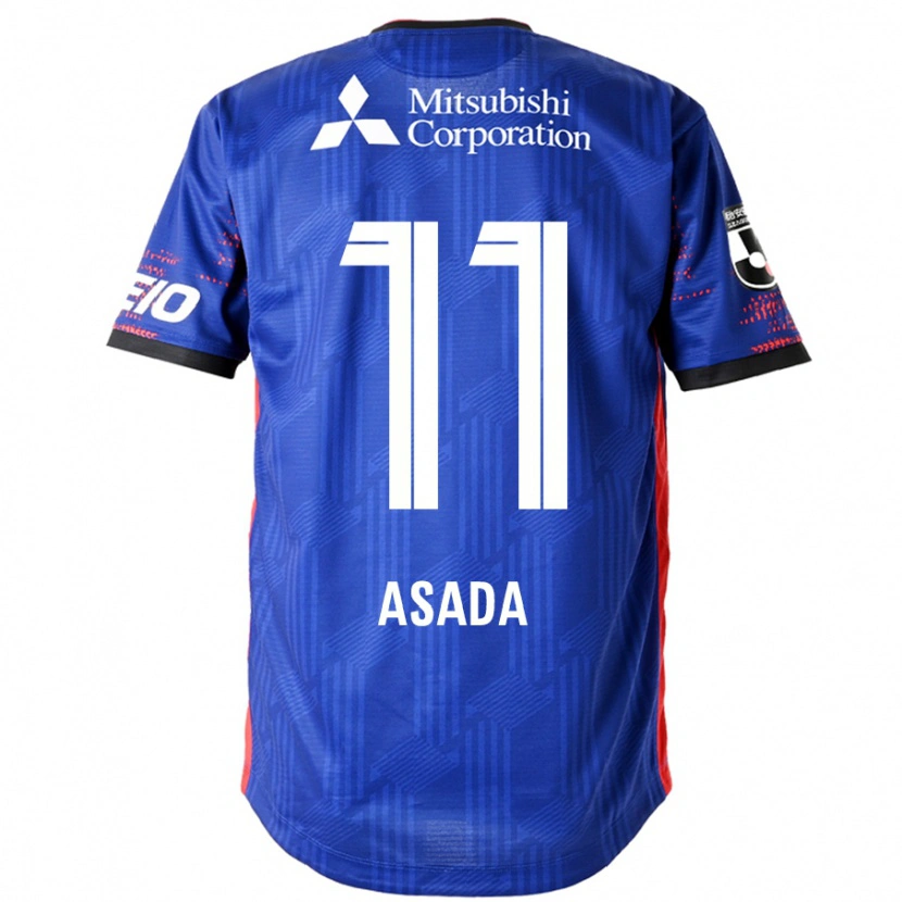 Danxen Kinderen Rui Asada #11 Koningsblauw Wit Thuisshirt Thuistenue 2025/26 T-Shirt