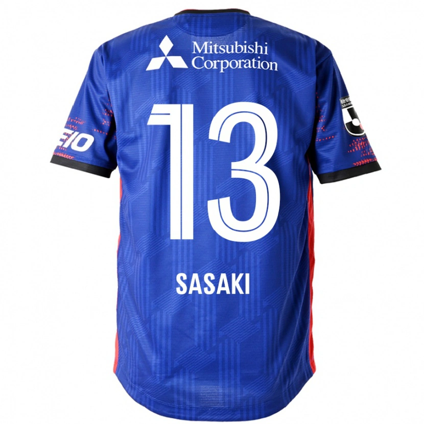 Danxen Kinderen Shoei Sasaki #13 Koningsblauw Wit Thuisshirt Thuistenue 2025/26 T-Shirt