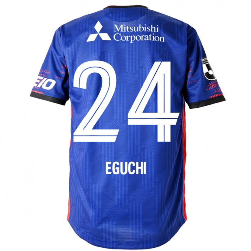 Danxen Kinderen Kaito Eguchi #24 Koningsblauw Wit Thuisshirt Thuistenue 2025/26 T-Shirt