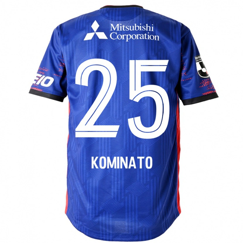 Danxen Kinderen Tsuna Kominato #25 Koningsblauw Wit Thuisshirt Thuistenue 2025/26 T-Shirt