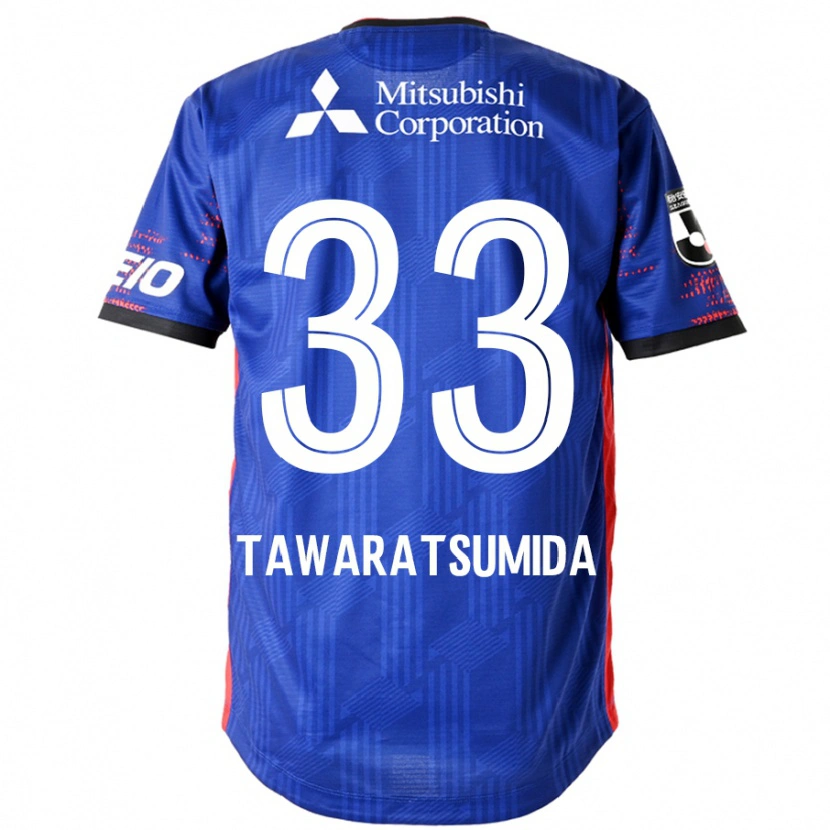 Danxen Kinderen Kota Tawaratsumida #33 Koningsblauw Wit Thuisshirt Thuistenue 2025/26 T-Shirt