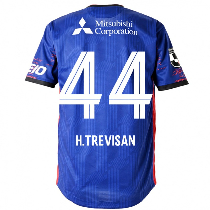 Danxen Kinderen Henrique Trevisan #44 Koningsblauw Wit Thuisshirt Thuistenue 2025/26 T-Shirt