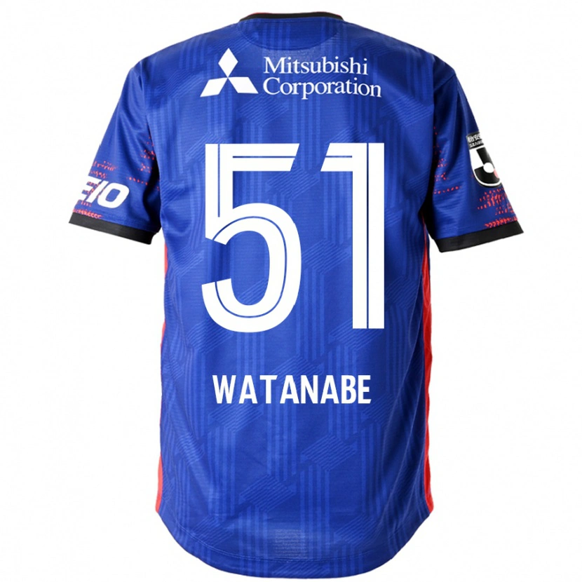 Danxen Kinderen Matthew Watanabe #51 Koningsblauw Wit Thuisshirt Thuistenue 2025/26 T-Shirt