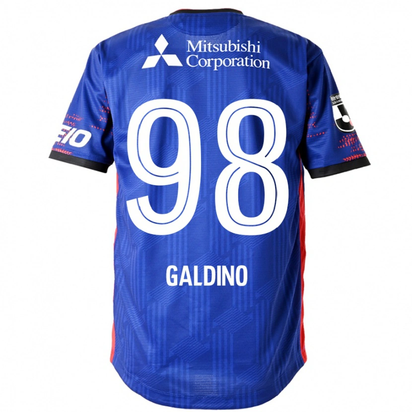 Danxen Kinderen Everton Galdino #98 Koningsblauw Wit Thuisshirt Thuistenue 2025/26 T-Shirt