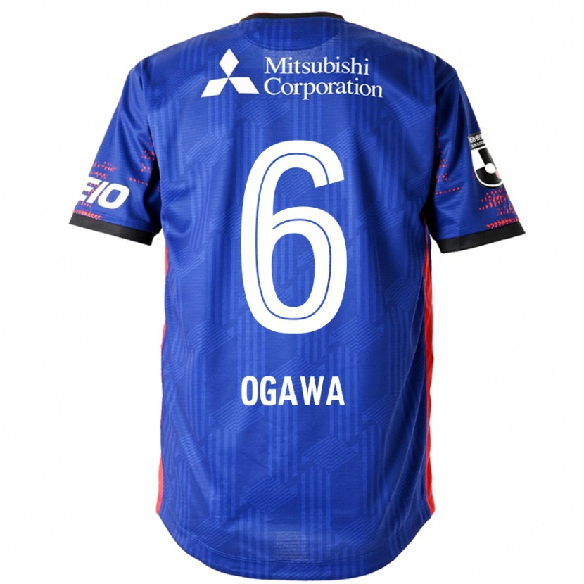 Danxen Kinderen Ryoya Ogawa #6 Koningsblauw Wit Thuisshirt Thuistenue 2025/26 T-Shirt