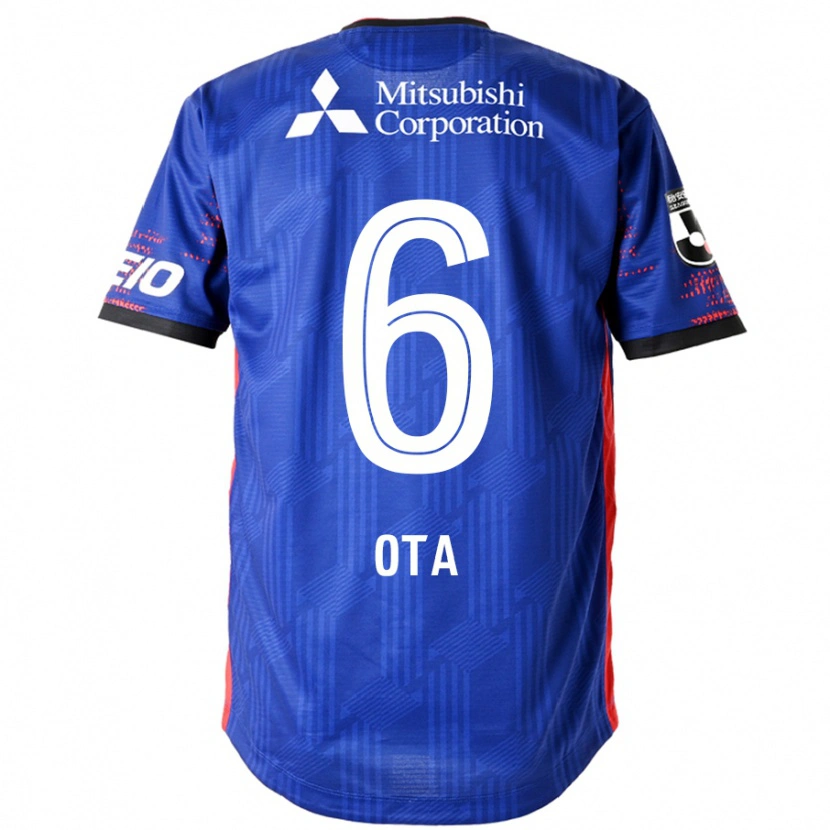Danxen Kinderen Kosuke Ota #6 Koningsblauw Wit Thuisshirt Thuistenue 2025/26 T-Shirt