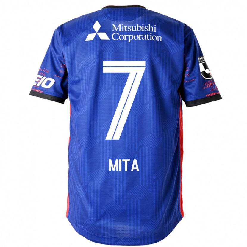 Danxen Kinderen Hirotaka Mita #7 Koningsblauw Wit Thuisshirt Thuistenue 2025/26 T-Shirt
