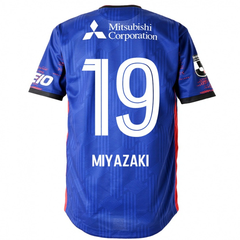 Danxen Kinderen Kiwara Miyazaki #19 Koningsblauw Wit Thuisshirt Thuistenue 2025/26 T-Shirt