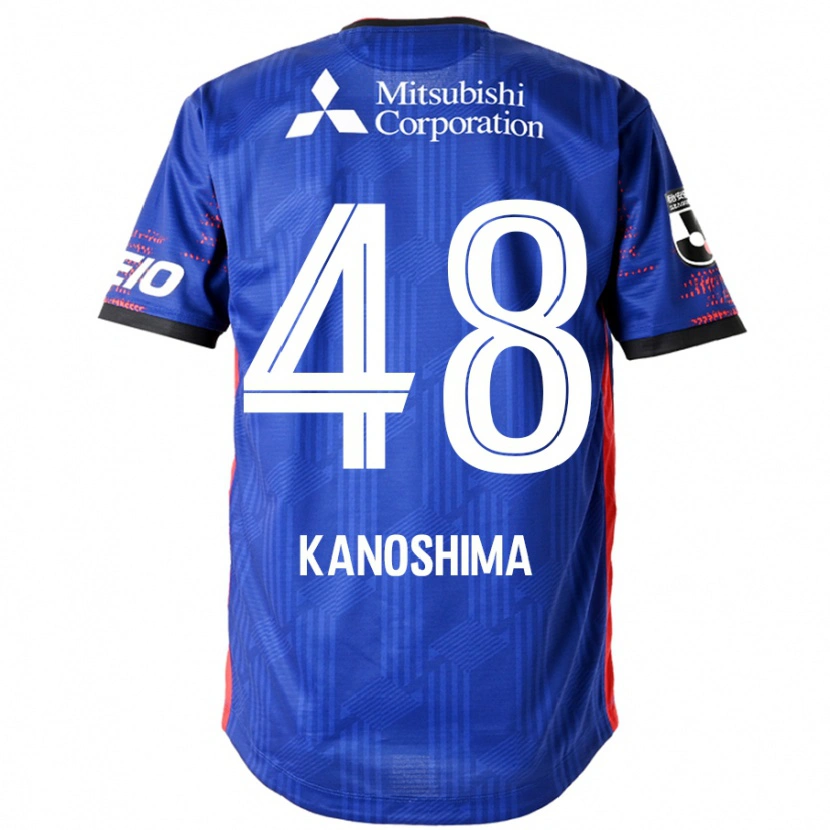 Danxen Kinderen Yu Kanoshima #48 Koningsblauw Wit Thuisshirt Thuistenue 2025/26 T-Shirt