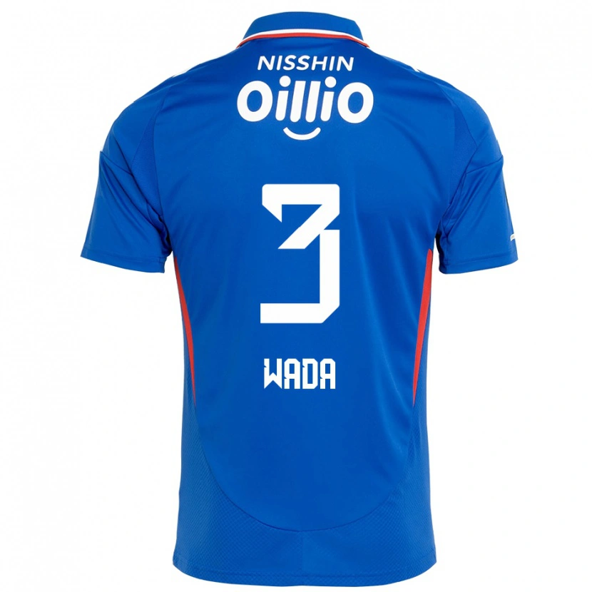 Danxen Kinderen Yusei Wada #3 Koningsblauw Wit Thuisshirt Thuistenue 2025/26 T-Shirt