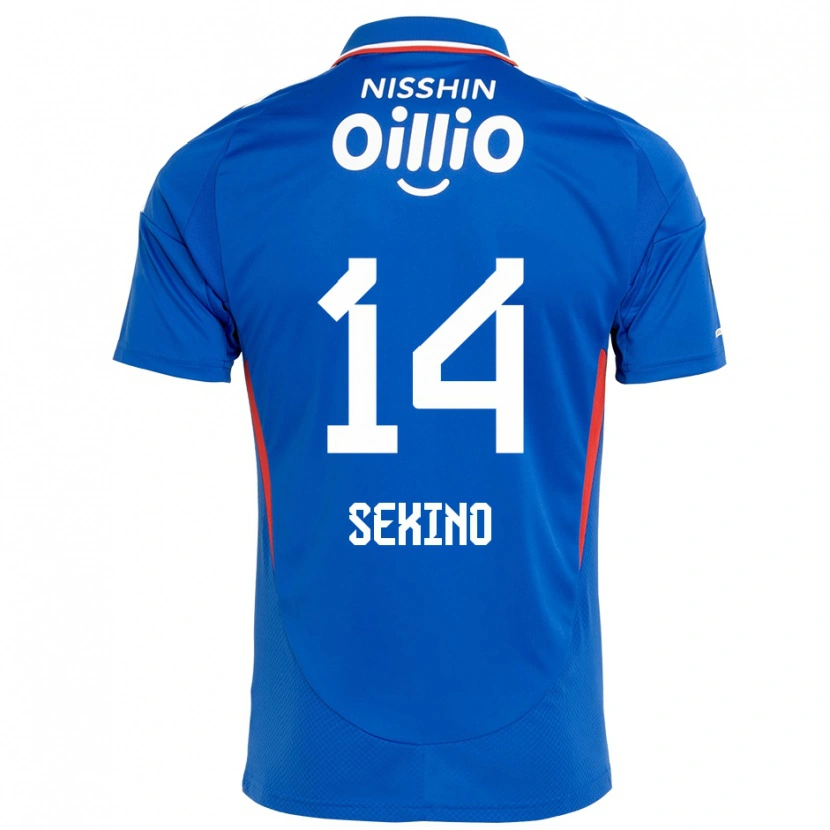 Danxen Kinderen Aiki Sekino #14 Koningsblauw Wit Thuisshirt Thuistenue 2025/26 T-Shirt