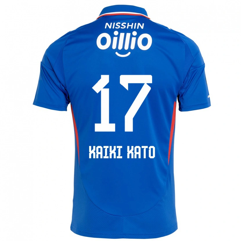 Danxen Kinderen Kaiki Kato #17 Koningsblauw Wit Thuisshirt Thuistenue 2025/26 T-Shirt