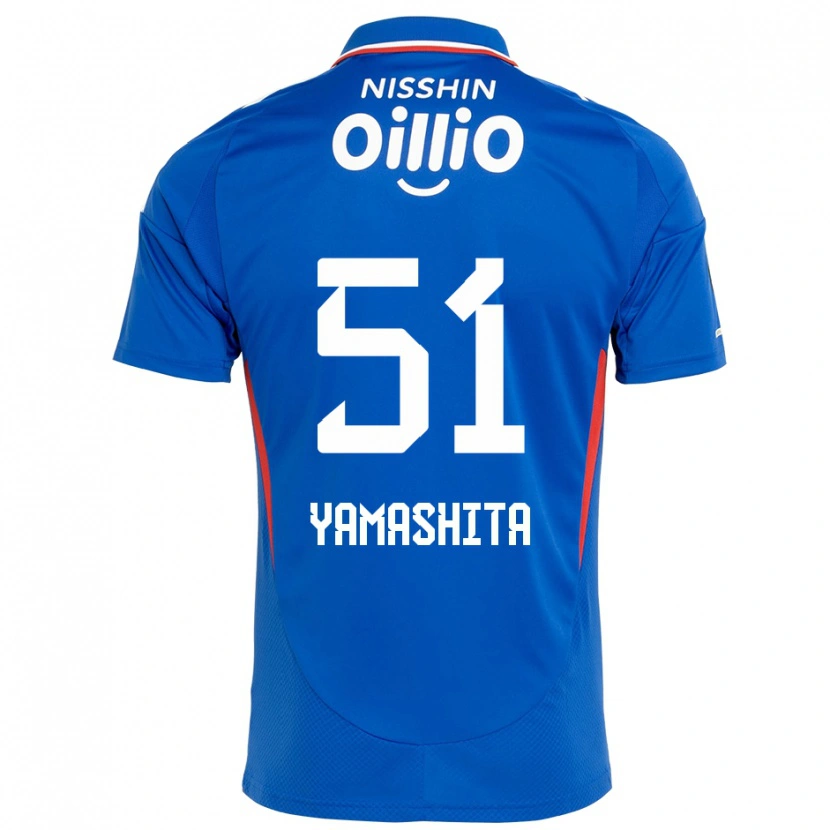 Danxen Kinderen Shoma Yamashita #51 Koningsblauw Wit Thuisshirt Thuistenue 2025/26 T-Shirt