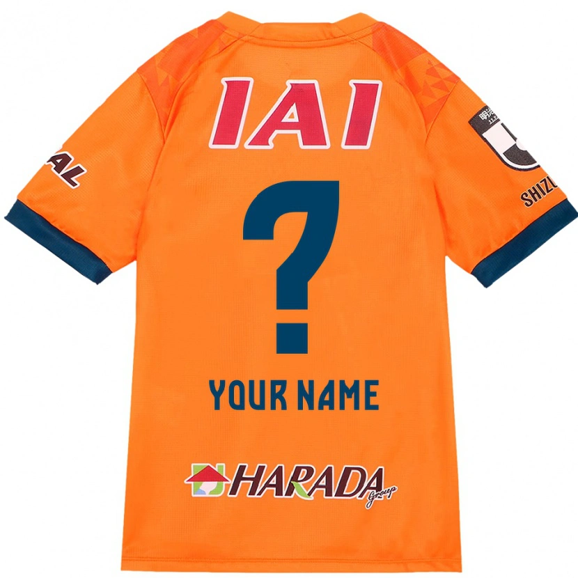 Danxen Kinderen Uw Naam #0 Oranje Rood Thuisshirt Thuistenue 2025/26 T-Shirt