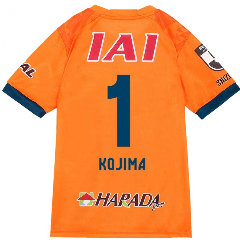 Danxen Kinderen Shuta Kojima #1 Oranje Rood Thuisshirt Thuistenue 2025/26 T-Shirt
