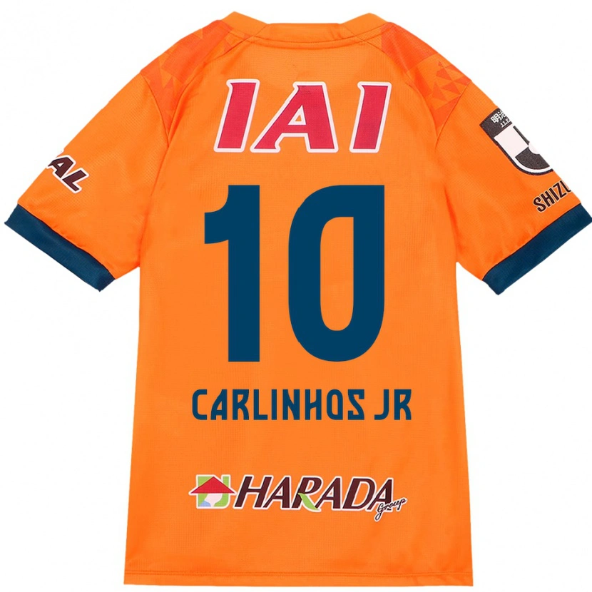 Danxen Kinderen Carlinhos Junior #10 Oranje Rood Thuisshirt Thuistenue 2025/26 T-Shirt
