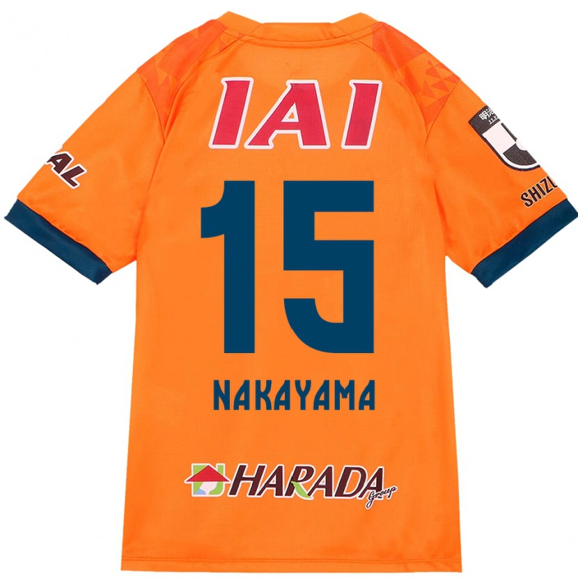 Danxen Kinderen Atsuki Nakayama #15 Oranje Rood Thuisshirt Thuistenue 2025/26 T-Shirt
