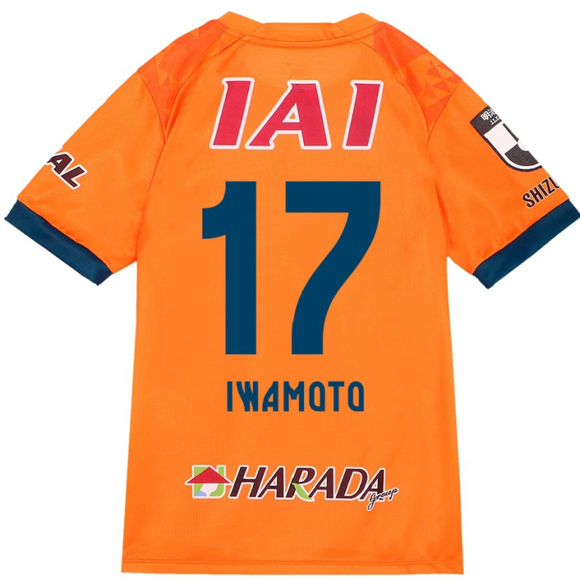 Danxen Kinderen Shogo Iwamoto #17 Oranje Rood Thuisshirt Thuistenue 2025/26 T-Shirt