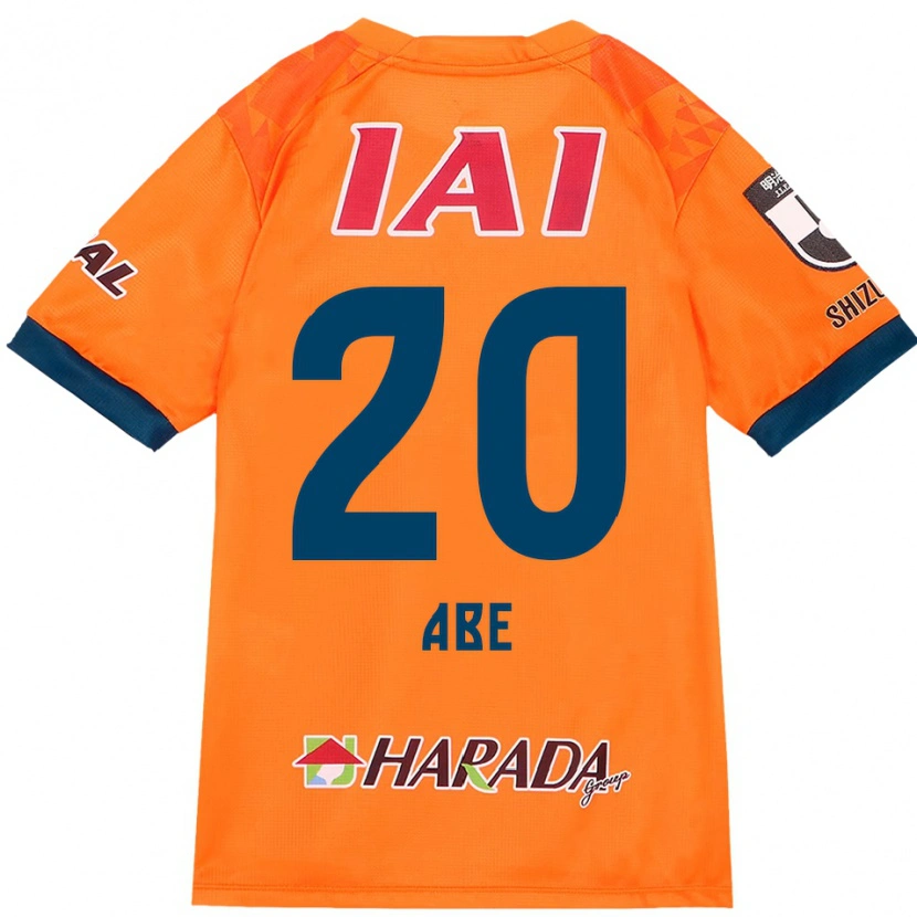Danxen Kinderen Ryoya Abe #20 Oranje Rood Thuisshirt Thuistenue 2025/26 T-Shirt