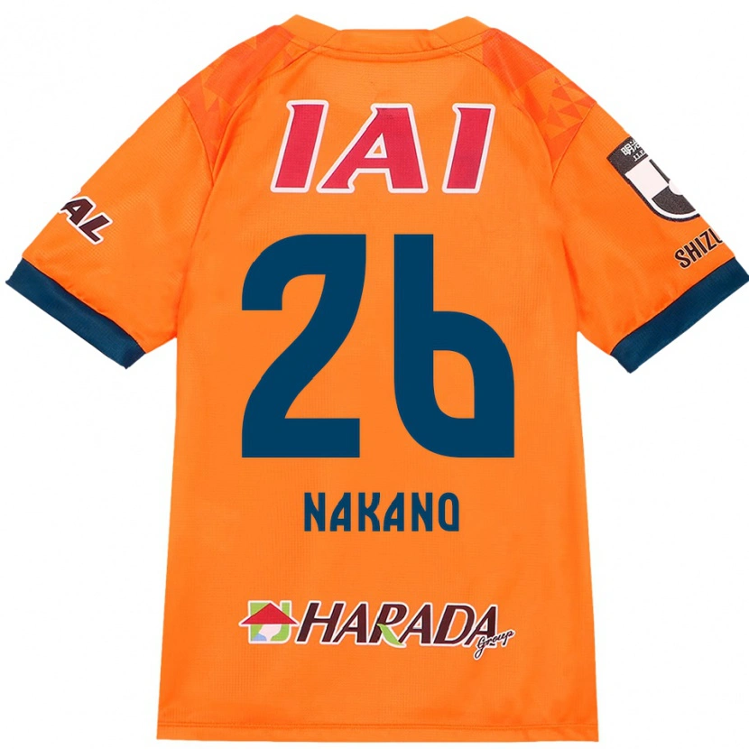 Danxen Kinderen Takeru Nakano #26 Oranje Rood Thuisshirt Thuistenue 2025/26 T-Shirt