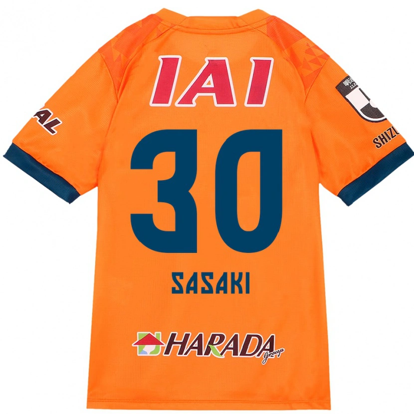 Danxen Kinderen Tomotaro Sasaki #30 Oranje Rood Thuisshirt Thuistenue 2025/26 T-Shirt