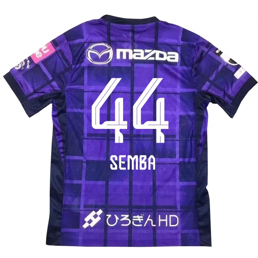 Danxen Kinderen Taishi Semba #44 Paars Oranje Thuisshirt Thuistenue 2025/26 T-Shirt