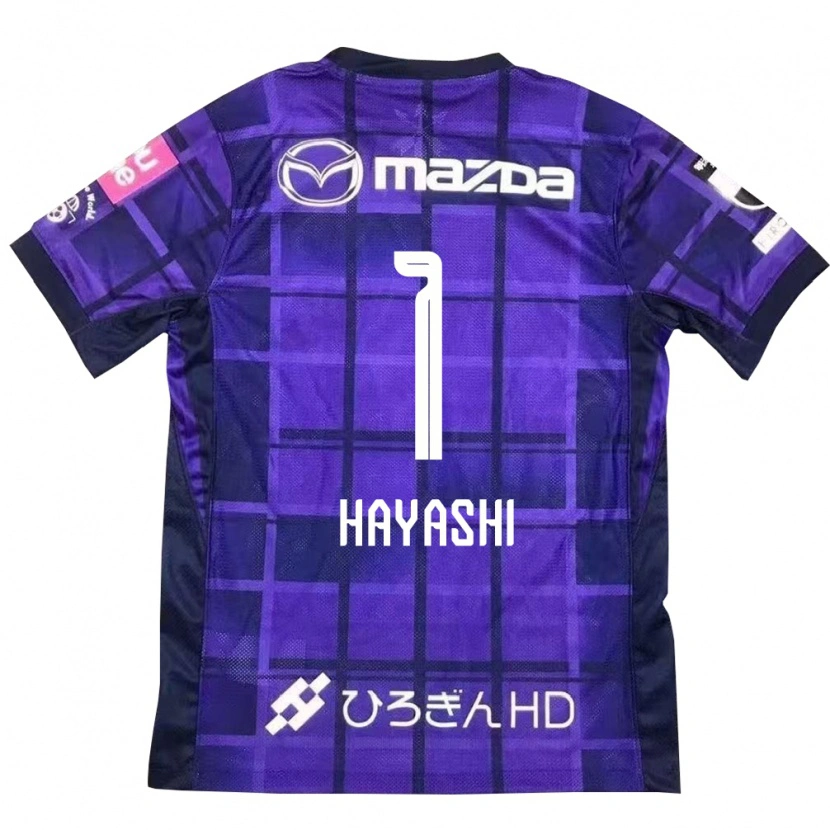 Danxen Kinderen Takuto Hayashi #1 Paars Oranje Thuisshirt Thuistenue 2025/26 T-Shirt