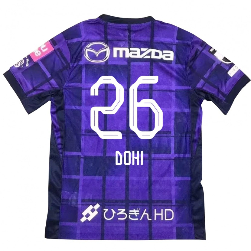 Danxen Kinderen Kodai Dohi #26 Paars Oranje Thuisshirt Thuistenue 2025/26 T-Shirt