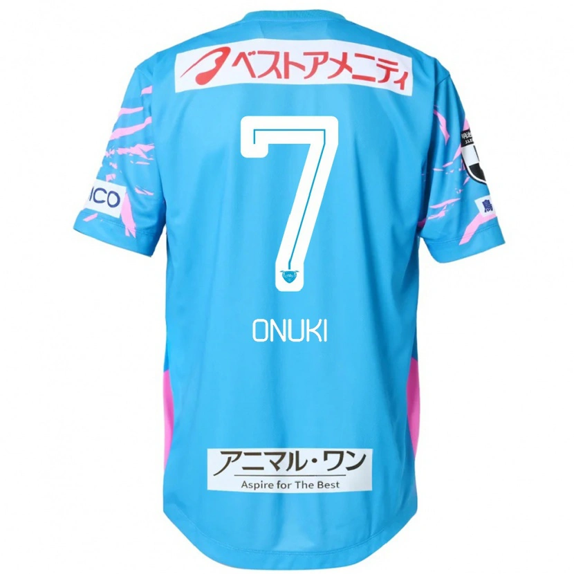 Danxen Kinderen Tentaro Onuki #7 Blauw Roze Thuisshirt Thuistenue 2025/26 T-Shirt
