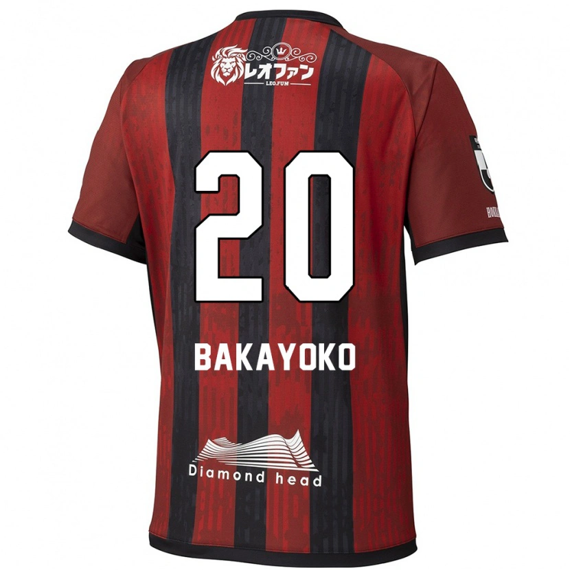 Danxen Kinderen Amadou Bakayoko #20 Rood Zwart Thuisshirt Thuistenue 2025/26 T-Shirt
