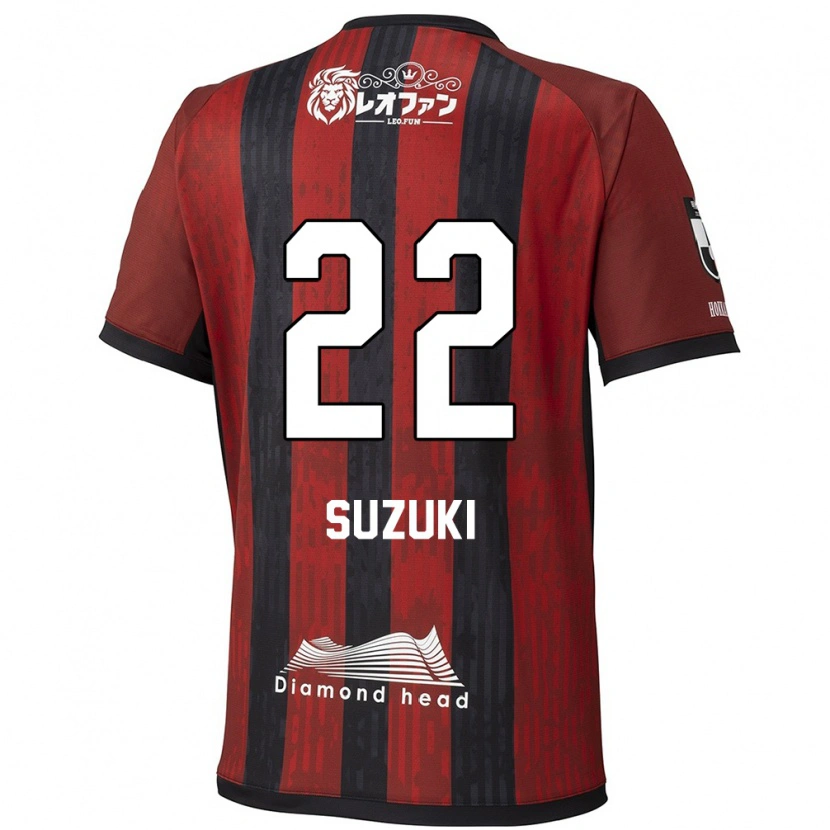 Danxen Kinderen So Suzuki #22 Rood Zwart Thuisshirt Thuistenue 2025/26 T-Shirt